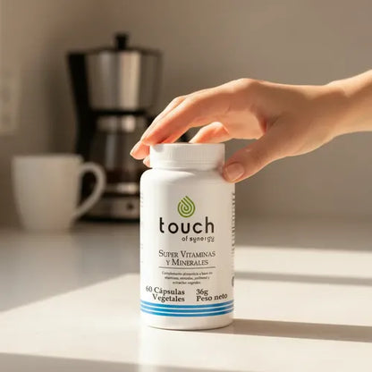 Touch - Super Vitaminas Y Minerales 60 Cápsulas N/a