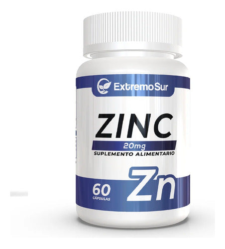 Extremo Sur- Zinc Premium 20 Miligramos 60 Cápsulas