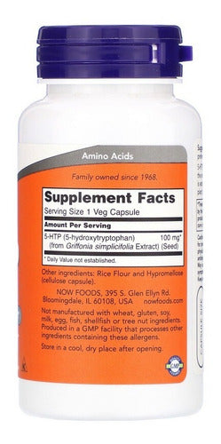 Now - 5 Htp 100 Mg 60 Capsulas 