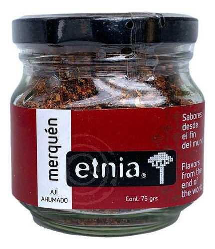 Etnia- Merquén Ají Ahumado 75gramos