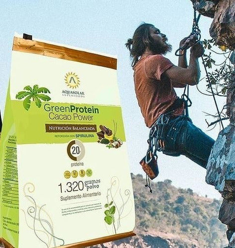 Aquasolar - Suplemento Green Proteín Cacao Power