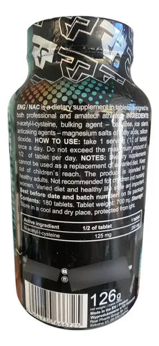  Real Pharm- N-acetyl Cysteine Nac 180tabletas