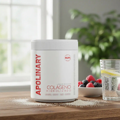 Nup!- Apolinary Colágeno Hidrolizado + probióticos- 300 Gramos Berries