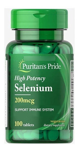 Puritan's Pride - Selenio  200mcg 100 Tabletas