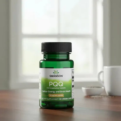 Pqq 20 Mg Energy 30 Cápsulas Vegetales Swanson Sin Sabor