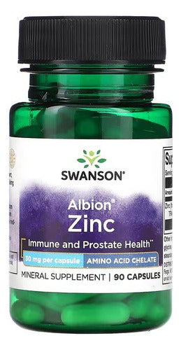 Swanson - Zinc 30mg 90caps Inmunidad Máxima