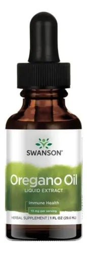 Swanson Aceite De Oregano Extracto Liquido 174 Servicios Sin Sabor