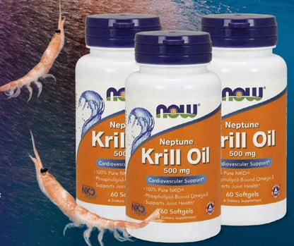 Now -  Aceite De Krill ( Now Krill Oil ) 500 Mg. 60 Caps