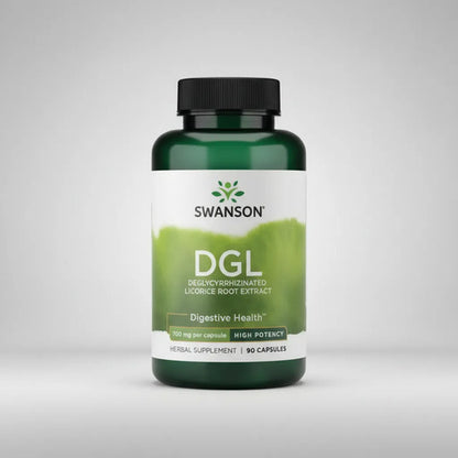 Swanson - High Potency Dgl (regaliz)  Licorice Root 90 Caps Sin Sabor