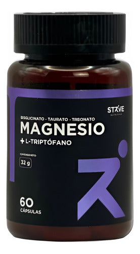 Strive  Nutrition- Magnesio + L-Triptófano 60 capsulas