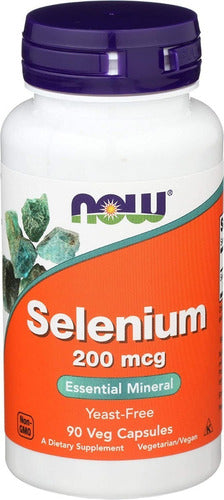 Now - Selenio Now 200 Mcg X 90 Capsulas