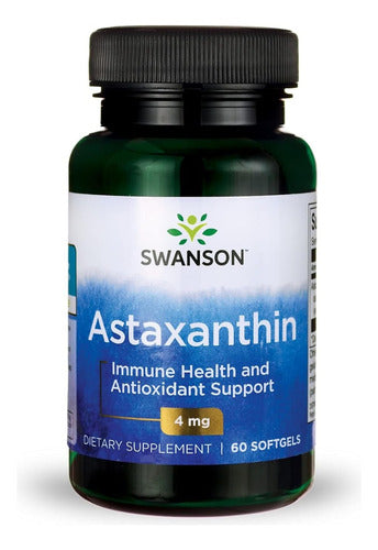 Swanson- Astaxantina 4mg 60 Softgels