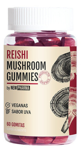 Reishi - Gomitas 60 Unidades Sabor Uva