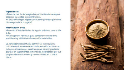 Fuente Vital Ashwagandha 60 Capsulas 640 Mg Ansiedad/estres