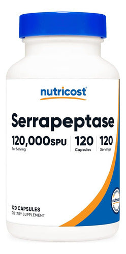 Nutricost Serrapeptasa 120,000 Spu 120 Cáps