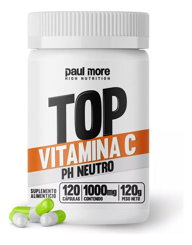 Paul More- Vitamina C PH Neutro - 1000mg 120 Cápsulas
