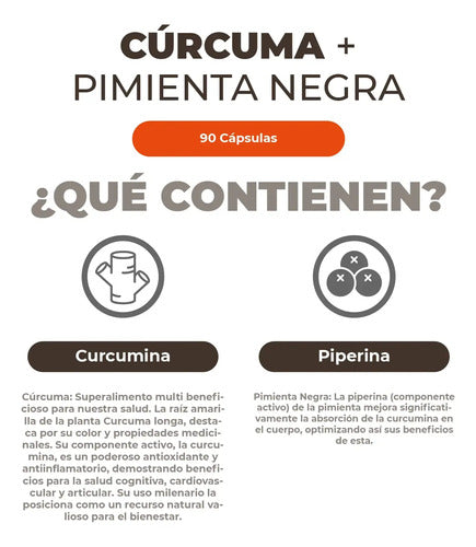 Karun Life - Curcuma+Pimienta 60 Cápsulas 