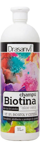  Drasanvi- Champú de Biotina + Aloe Vera + Vit B5 1litro