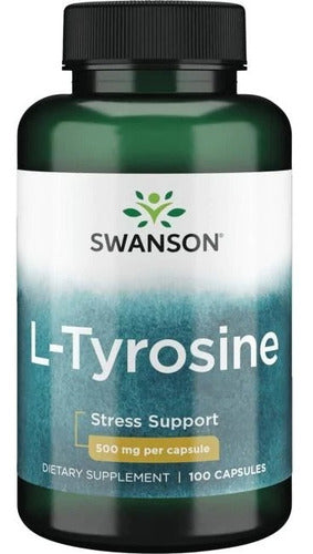 Swanson - L Tirosina 500 Mg 100 Capsulas (sistema Nervioso)