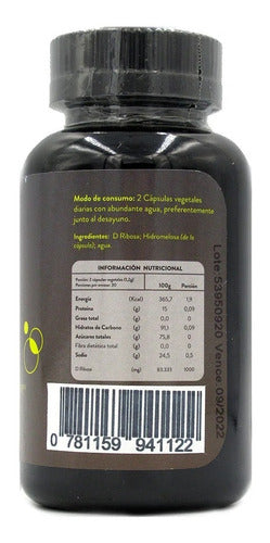 Ortomolecular- D-ribosa (fatiga Crónica, + Energía)  60 Capsulas