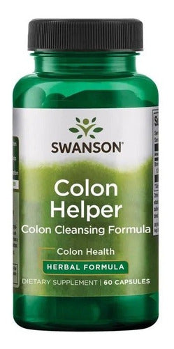 Swanson Colon Helper, Fórmula De Limpieza Del Colon 60 Caps 