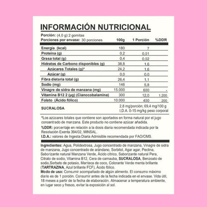 Be Healthy- Detox Vinagre De Manzana 60 Gomitas