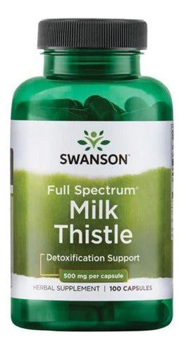 Swanson- Milk Thistle vcardo mariano  (full Spectrum) 500mg 100 Capsulas