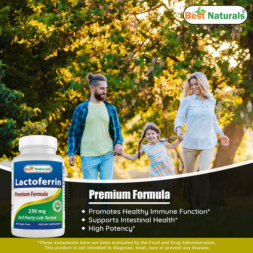 Best Naturals - Lactoferrina 250 Mg 60 Cápsula