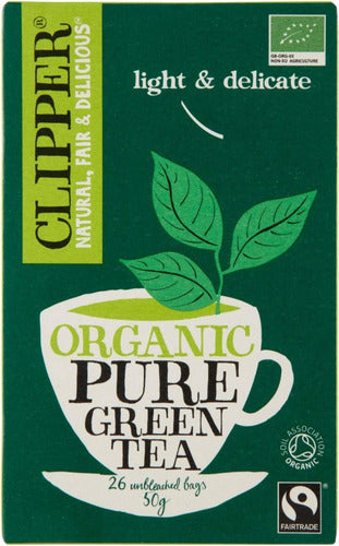 Clipper - Té Verde Orgánico 25 Bolsitas 50g