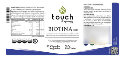 Touch Of Synergy - Biotina (90 Capsulas)