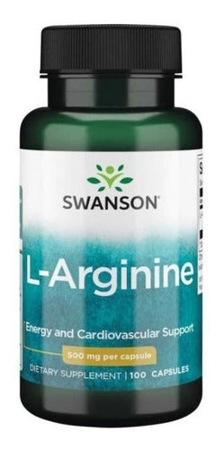 Swanson-  L-arginina 500mg 100 Capsulas
