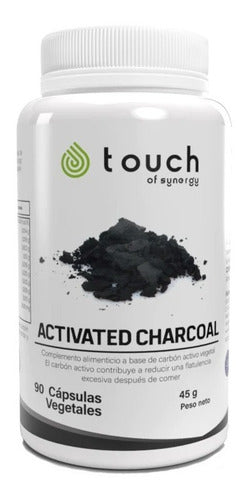 Touch Of Synergy - Carbón Vegetal Activo - 90 Cápsulas 