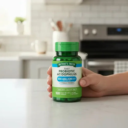 Nature's Truth - Probioticos Acidophilus 100 Capsulas - Sin Sabor
