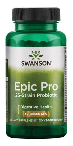 Suplemento En Cápsulas Vegetales Swanson Premium Probiotic 30 Billion Cfu25 Cepas Probióticos Sabor Original 30 Un