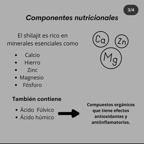 Keho Fungi- Shilajit Himalaya 500 Miligramos 60 Cápsulas