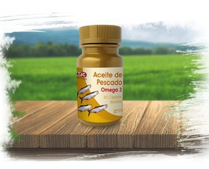 Aceite De Pescado Frasco Con 60 Cápsulas Blandas