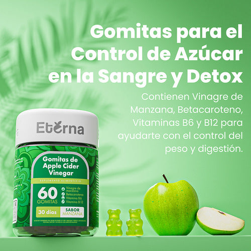 Eterna Nutrition - Vinagre Sidra De Manzana 60 Gomitas