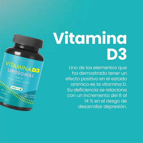 Ortomolecular- Vitamina D3 Liposomal 800UI 60 Cápsulas
