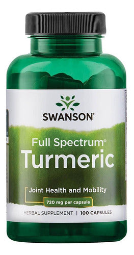 Swanson- Cúrcuma Turmeric Spectrum 720 Mg 100 Capsulas