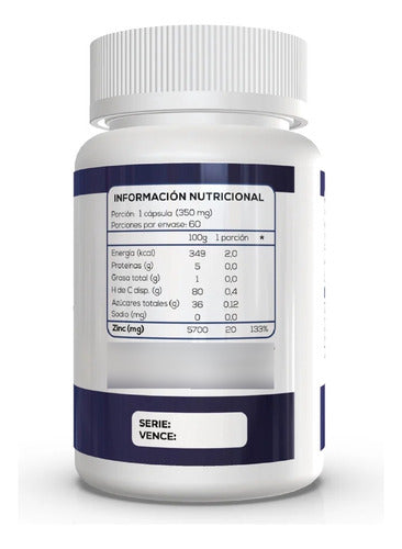 Extremo Sur- Zinc Premium 20 Miligramos 60 Cápsulas