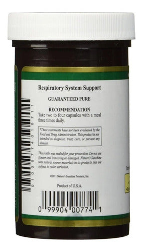 Nature´s Sunshine - Alj 100 Caps, Soporte Salud Respiratoria