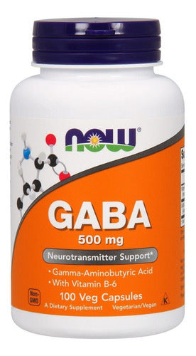 Gaba 500mg 100 Cápsulas Vegetarianas
