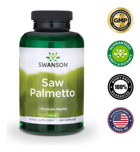 Swanson- Saw Palmetto / 540mg / 250 Capsulas