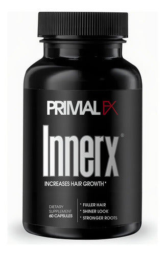 Innerx Primal Fx Suplemento Dietario Cabello Mas Grueso Y Joven X60 Sin Sabor