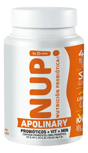 Nup- Apolinary Probióticos + Vitaminas + Minerales  30 Cápsulas