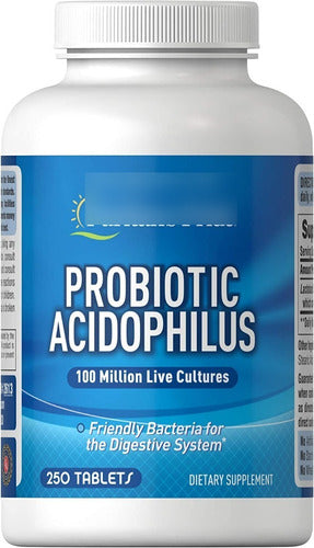 Puritan's Pride Probiotico Acidophilus, 250 Capsulas