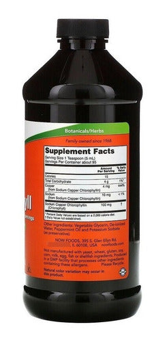 Clorofila Liquida Now 473 Ml
