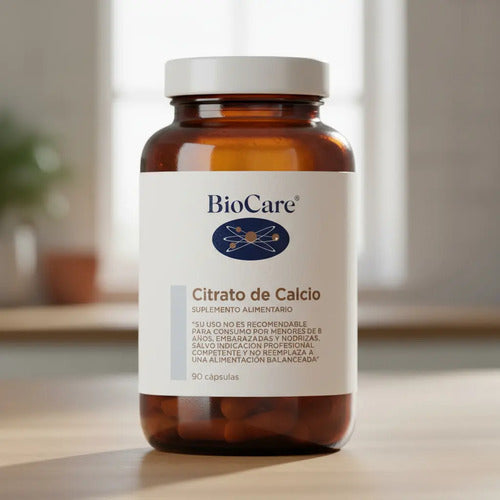 Biocare  - Citrato De Calcio 90 Cápsulas N/a