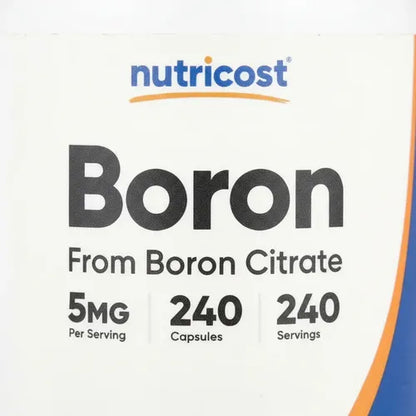 Nutricost - Boron 5 Mg 240 Capsulas N/a