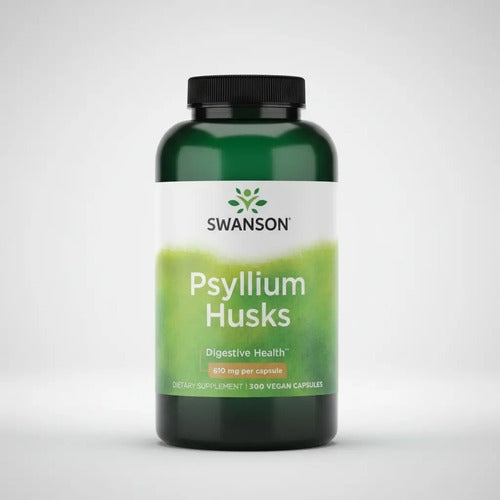 Swanson- Psyllium Husks 610mg 300 Capsulas 